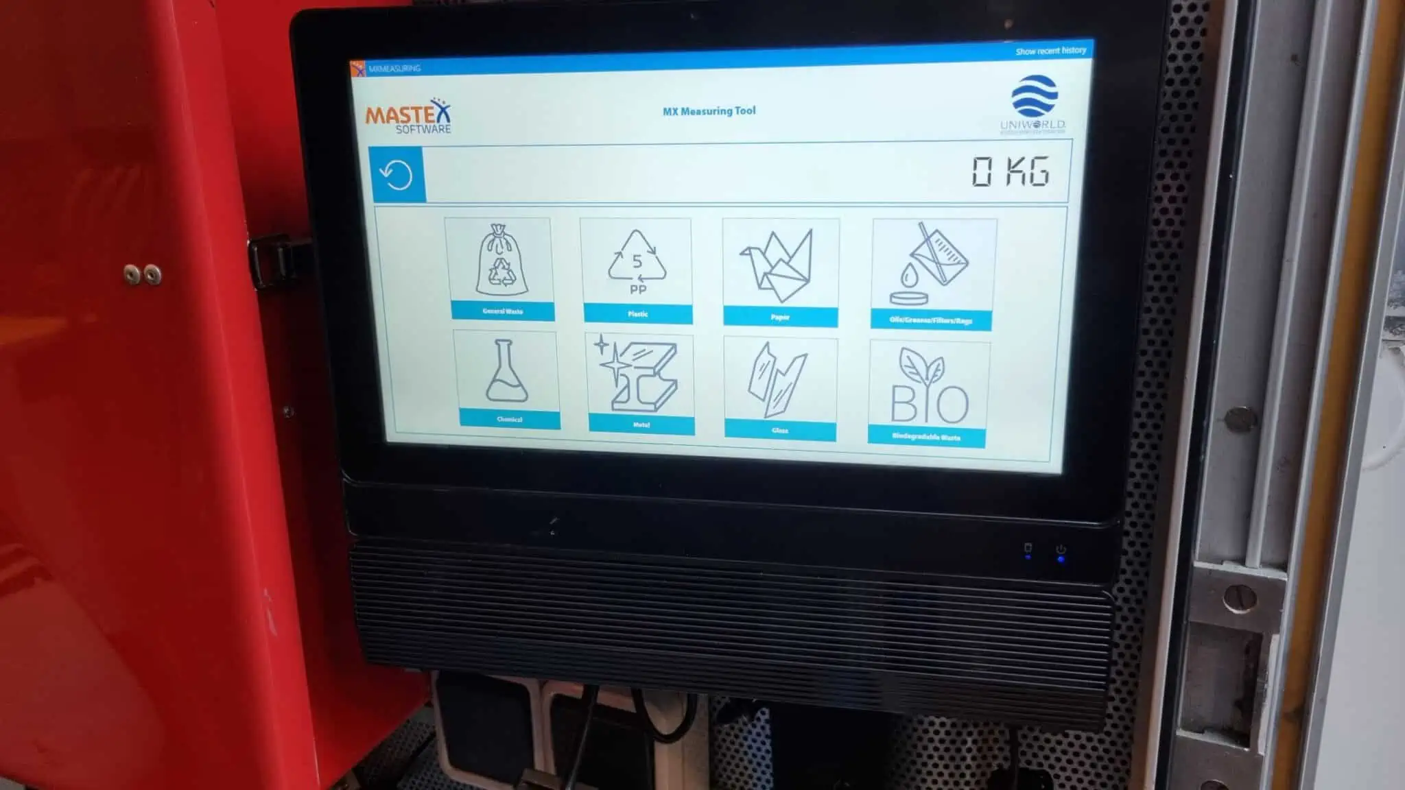 Waste measurement for Uniworld